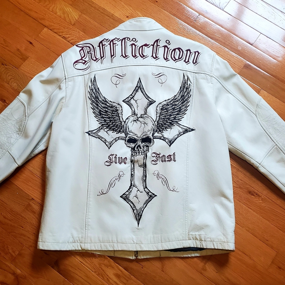 Affliction Biker Jacket limited edition